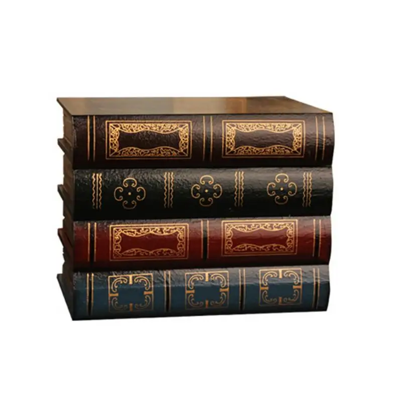 

European Retro Fake Book Simulation Book Storage Box Ornament Decoration Office Book Model Photo Prop Book Decoration Items
