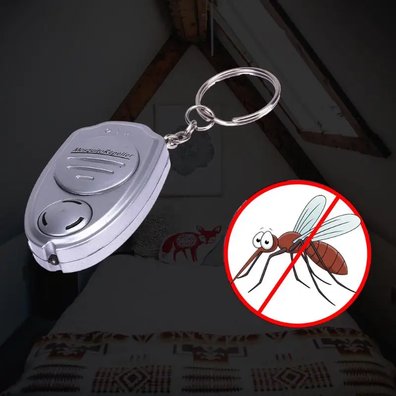 

Portable Anti Mosquitos Insect Control Ultrasonic Mosquito Repeller Pest Bug Repellent Insect Keychain Pest Control