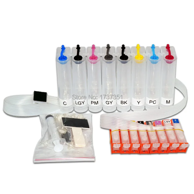 

8 Color CLI-42 Empty Continuous Ciss Ink Supply System With ARC Chip For Canon PIXMA Pro-100 Printer