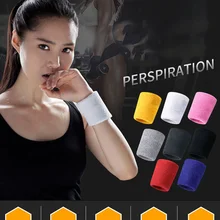 Новинка, 1 шт., эластичная спортивная повязка, браслет, красочные, для рук, для спортзала, поддержка запястья, бандаж, обертывания, защита для спортзала, волейбола, баскетбола