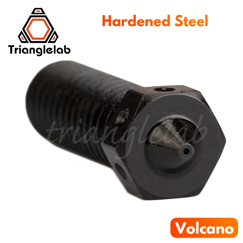 Endurecido Aço Vulcão Bicos para Alta Temperatura Impressão 3d Pei Peek ou Fibra de Carbono Filamento Hotend 1pc - Imagem 2