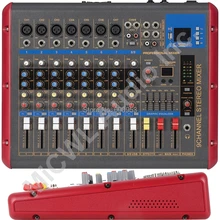 Pro цвета красный, серый 9 канала караоке для сцены дома микшер звуковой процессор Беспроводной Bluetooth SMR-901USB