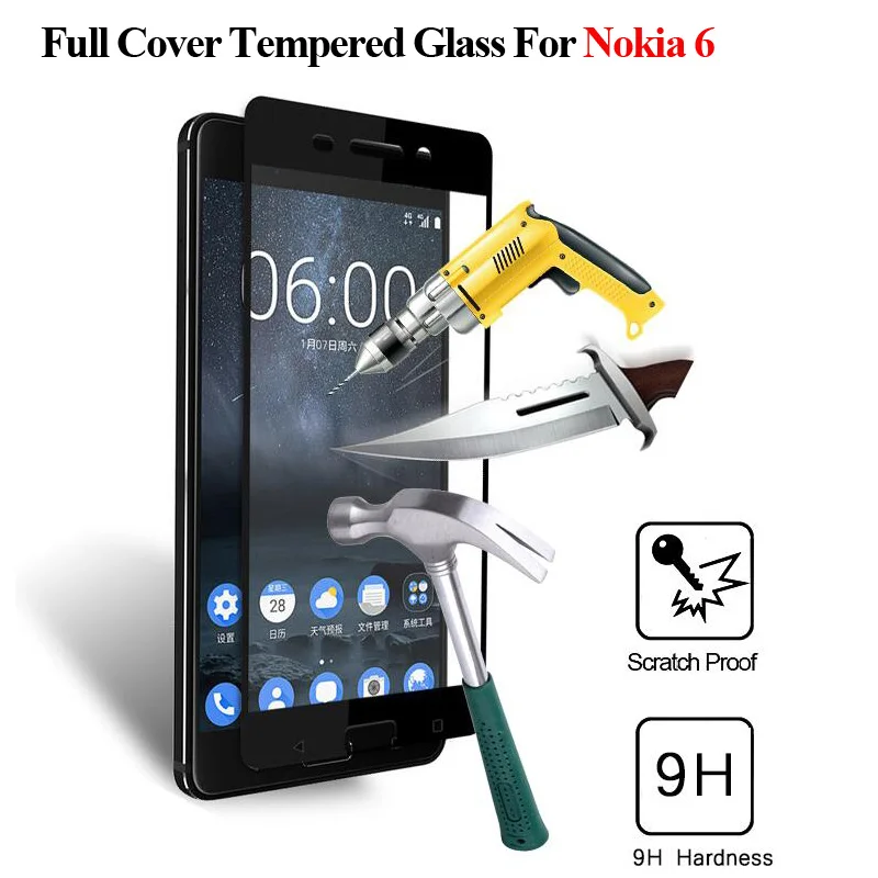 Защитное стекло для Nokia 8 1 7 5 6 3 2 2018 2017x5x6 Plus Защита экрана Nokia5 Nokia7 Nokia8 Nokia3|Защитные