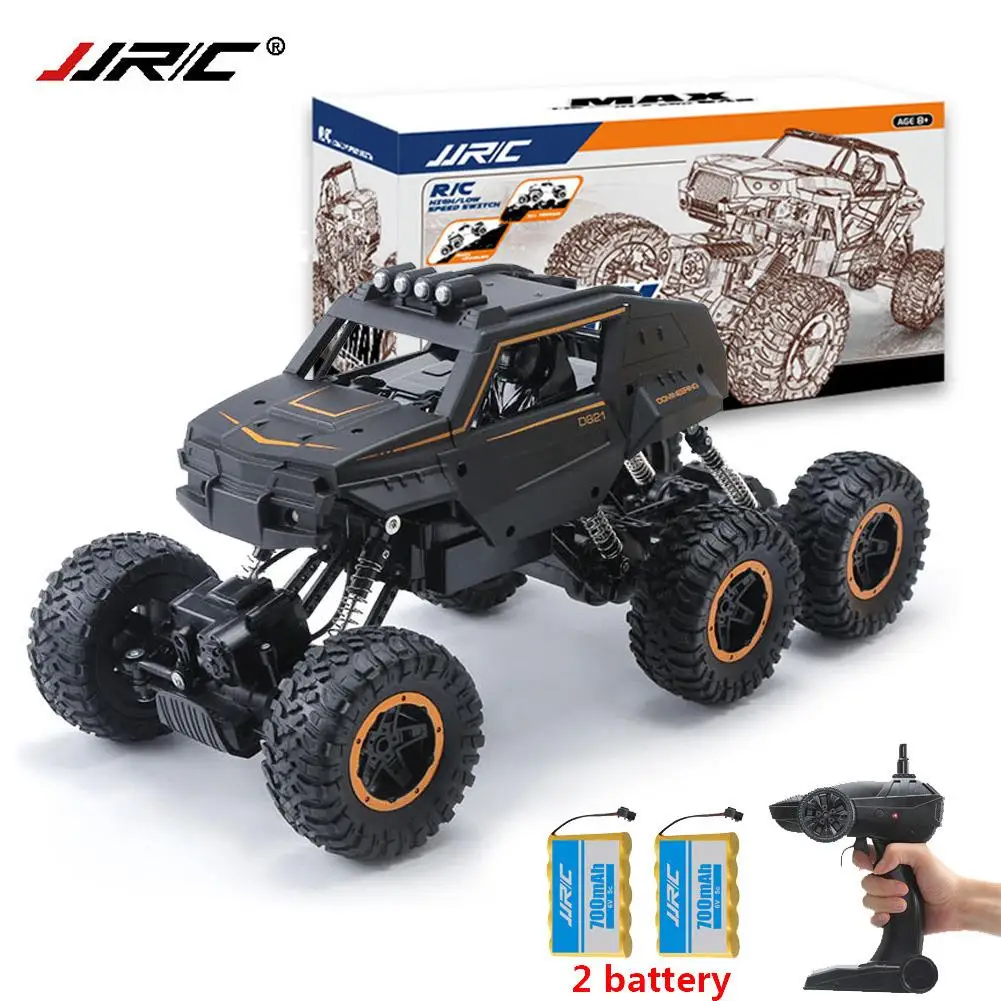 

JJRC Q51 MAX 1/12 2.4G 6WD Off Road Buggy Crawler RC Car Monster 2x battery Double Motors Drive Bigfoot Cars