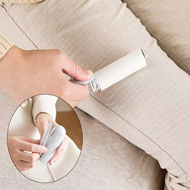 

30 Sheet Lint Roller Dust Cleaner Mini Tearable Sticking Roller for Clothes Pet Hair Cleaning Household Dust Wiper Tools