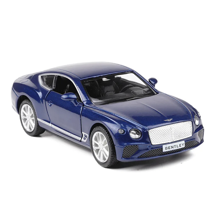 

1:36 Scale Bentley GT Sport Cars Alloy Metal Model Car Pull Back Sound & Lights diecast Toys For Children Hot Wheelll