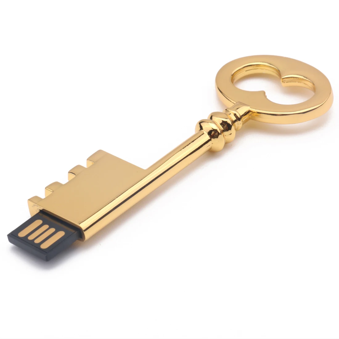Мини крошечный металлический золотой ключ USB флешка флеш накопитель U диск|USB
