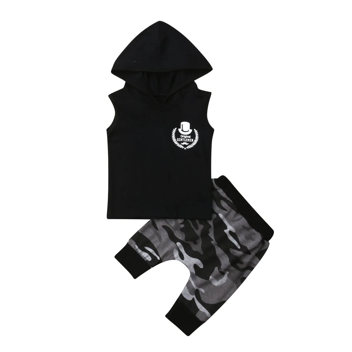 2PCS Toddler Kids Baby Boys Casual Clothes T-shirt Tops+Harem Pants Outfits Set