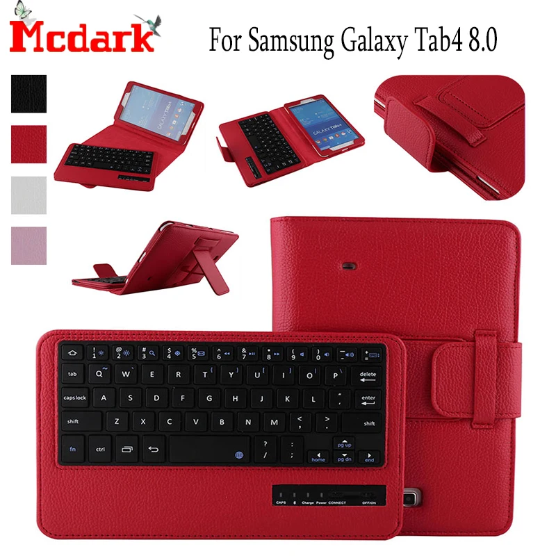 Роскошный чехол для планшета Samsung Galaxy Tab4 T330 T331 T333 T335 8 0 '' съемная Bluetooth