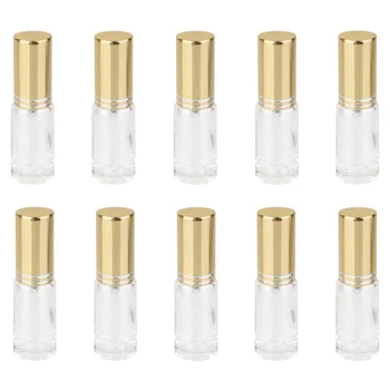 

2x Lot 5 Refillable Empty Glass Perfume Spray Bottles Vials Travel 5ml