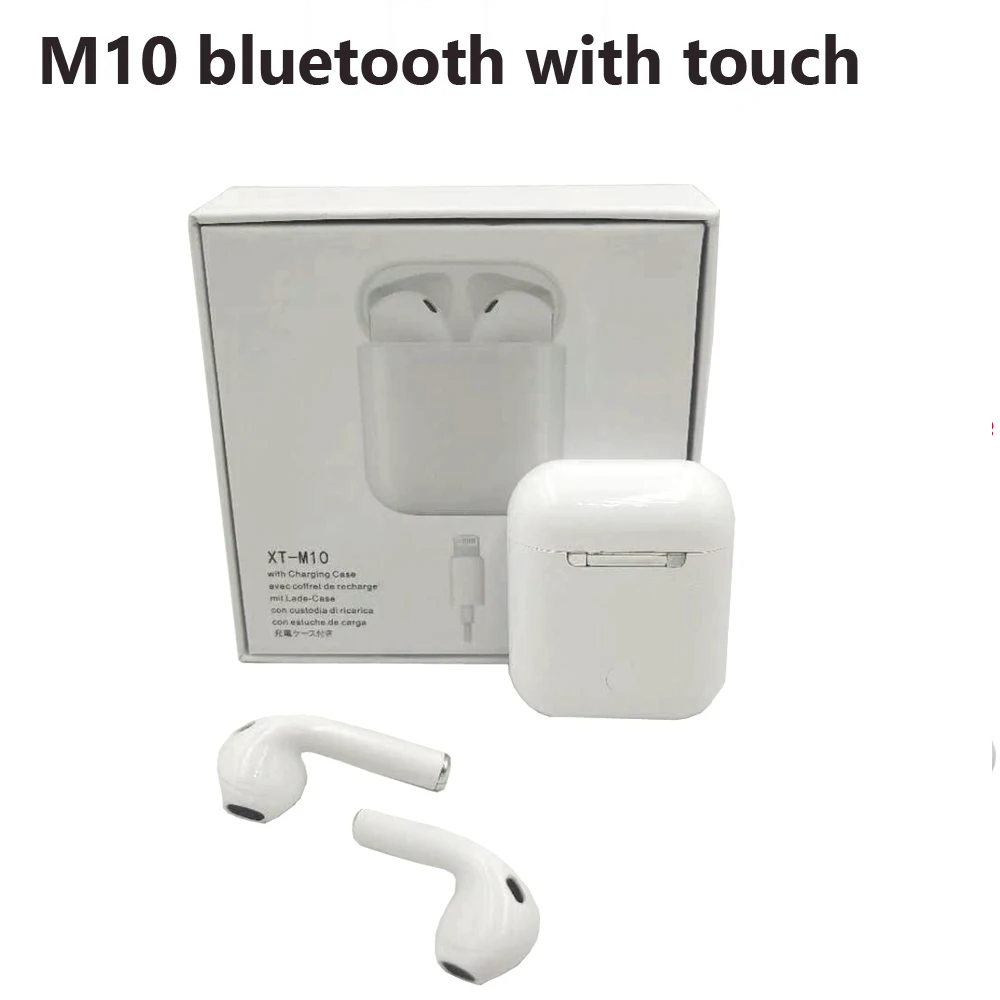 

M10 TWS Bluetooth 5.0 Earphones Earbuds Mini Stereo Sport Music Touch Control Headsets With Charging upgrade i10 For cellphone