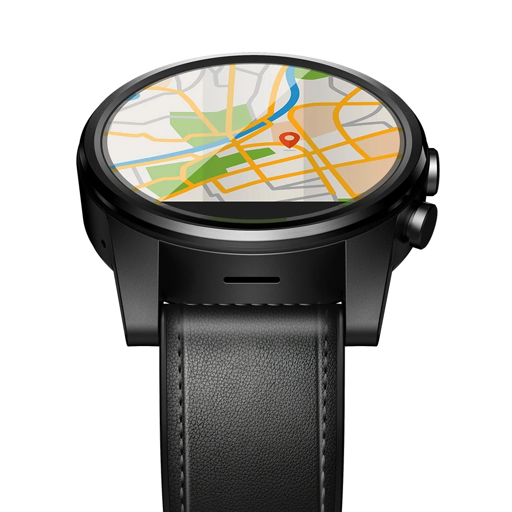 THOR 4 PRO 4G SmartWatch 1.6 inch Crystal Display GPS/GLONASS Quad Core 16GB 600mAh Hybrid Leather Strap Smart Watch M