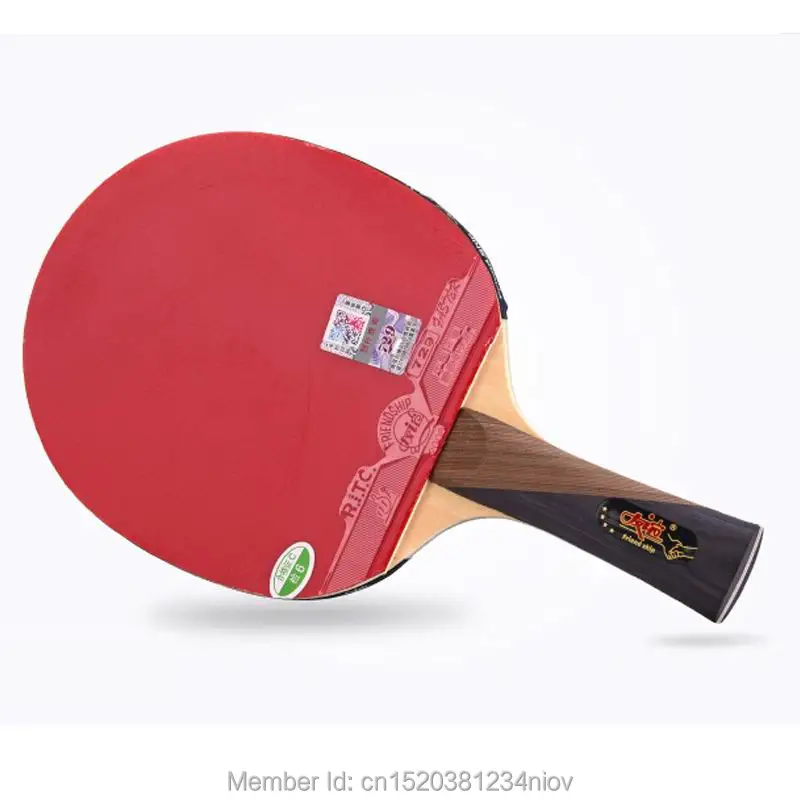 الأصلي 729 النهائي مضرب الذهب 4 نجوم حلقة مع هجوم سريع تنس طاولة مضرب بينغ بونغ هدية حالة واحدة