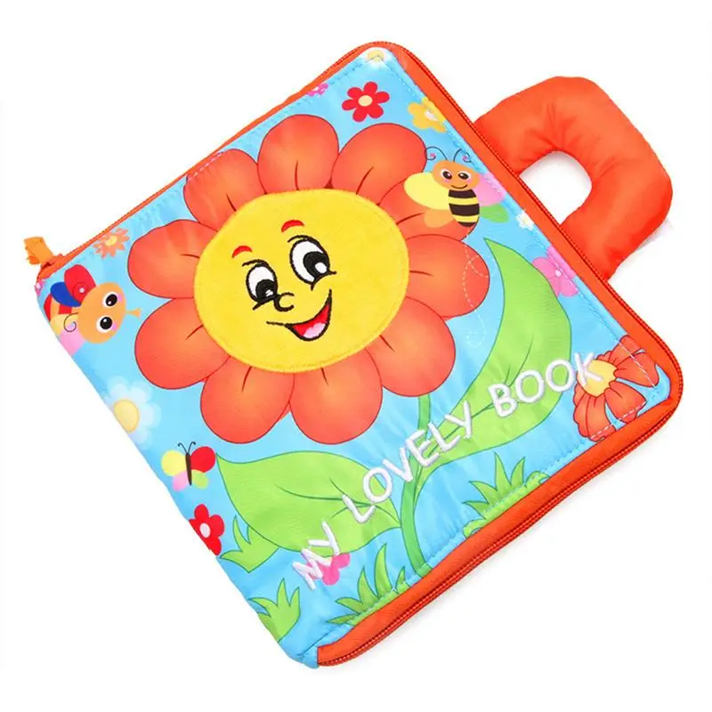 

3D Sun Flower Puzzle Book Tear-resistant Baby Early Learning Book Safe Non-toxic Puzzle Parent-child Interaction Baby Toys