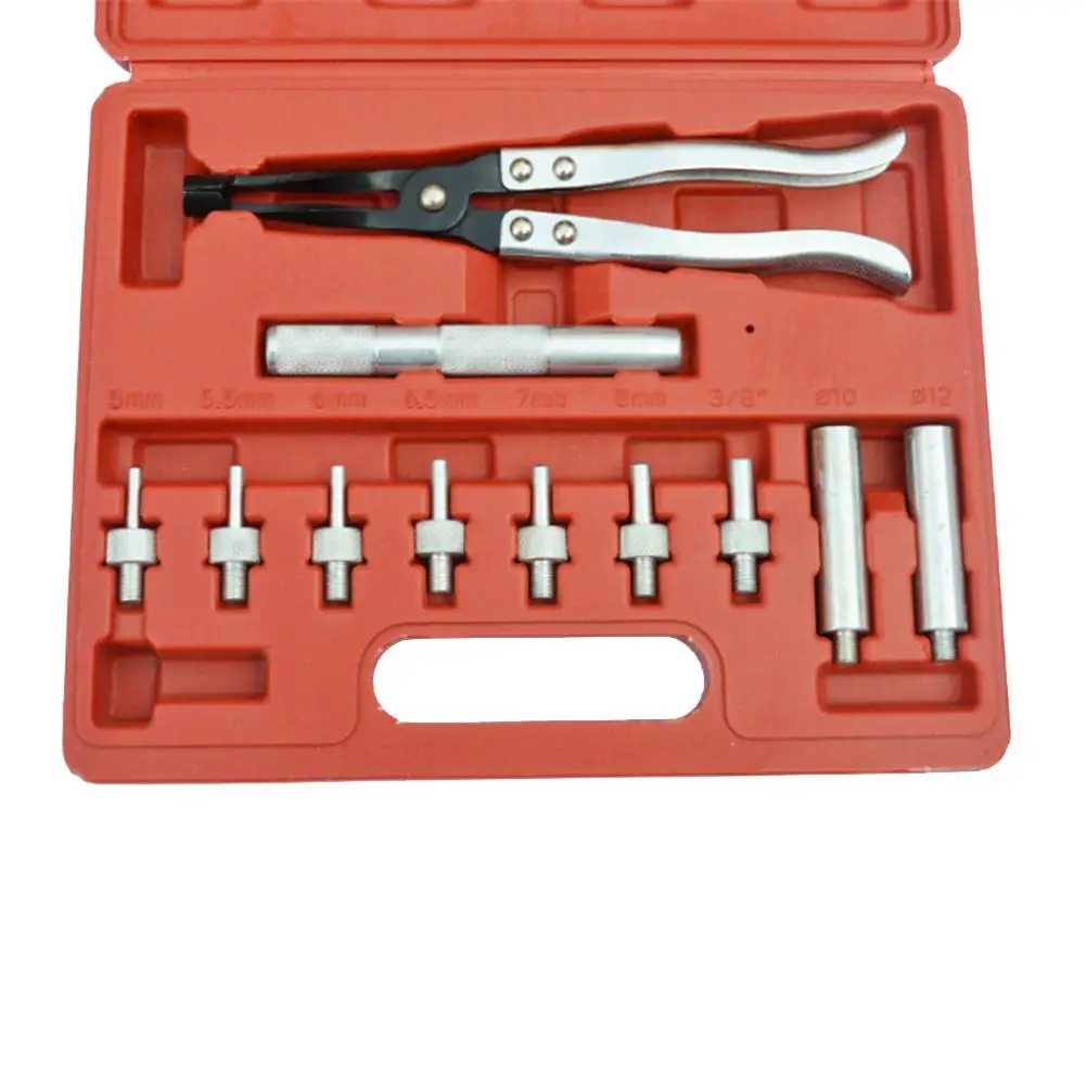 

11 Pcs Car Tire Repair Kit Vehicle Oil Seal Valve Automotive Plier Installer Remover Tool Set Car Garage Heavy Duty Repair Kit