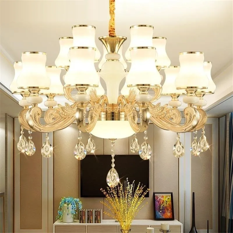 

Home Deco Decoracao Casa Crystal Light Suspension Luminaire Lampen Modern Lustre E Pendente Para Sala De Jantar Hanging Lamp