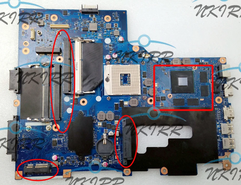 

VA70/VG70 Rev:2.1 N13P-GT-A2 GT650M 2G DDR3 NB.RYQ11.001 NBRYQ11001 MotherBoard for Aspire E1-731 E1-771 V3-771 v3-771g
