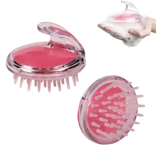 

1Pcs Hand Silicone Shampoo Scalp Shower Brush Body Washing Hair Massage Massager Brushes Comb Cleaning Brush New