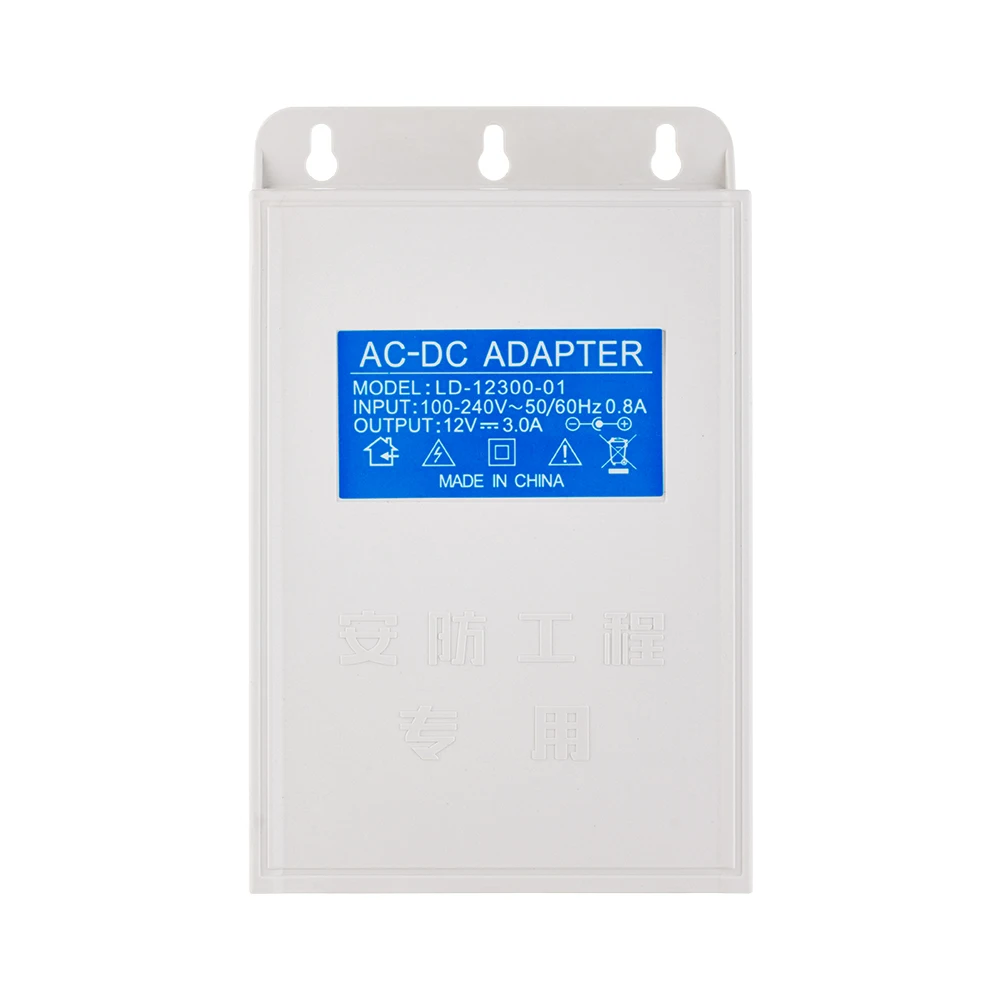 

12V 3A Outdoor Waterproof CCTV Security Camera AC/DC Power Supply Adapter With 4 Way Power Splitter Cable For IP Camera Outdoor
