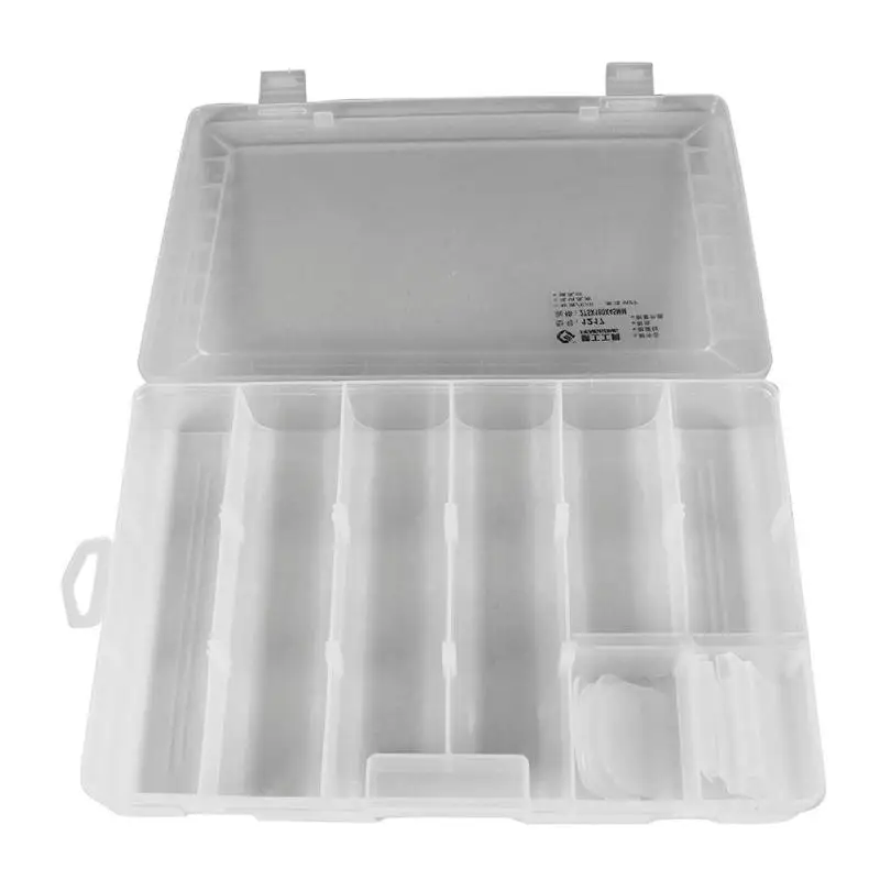 Caja de Herramientas Durable PP componente transparente caja de almacenamiento de plástico para tornillo herramienta organizador