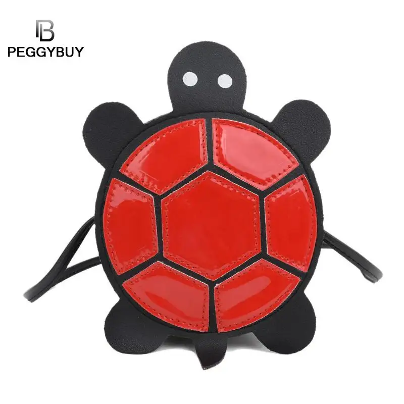 

Individual Small turtle Shape Shoulder Messenger Bag Female Kids Girls Cute PU Leather Crossbody Bags Mini Messenger Bag Flap