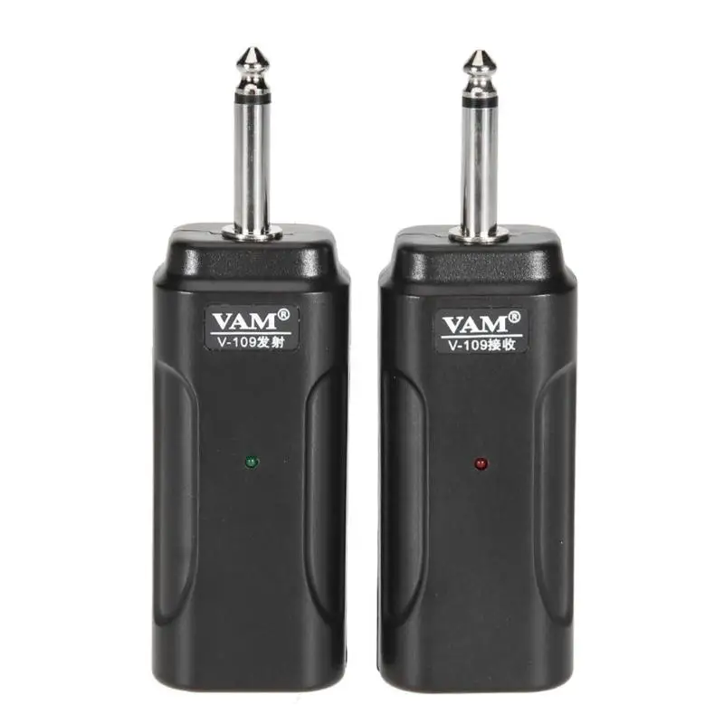 

Wireless Guitar System Transmitter+ Receiver Set 50M Range for Electric Guitar Bass Violin