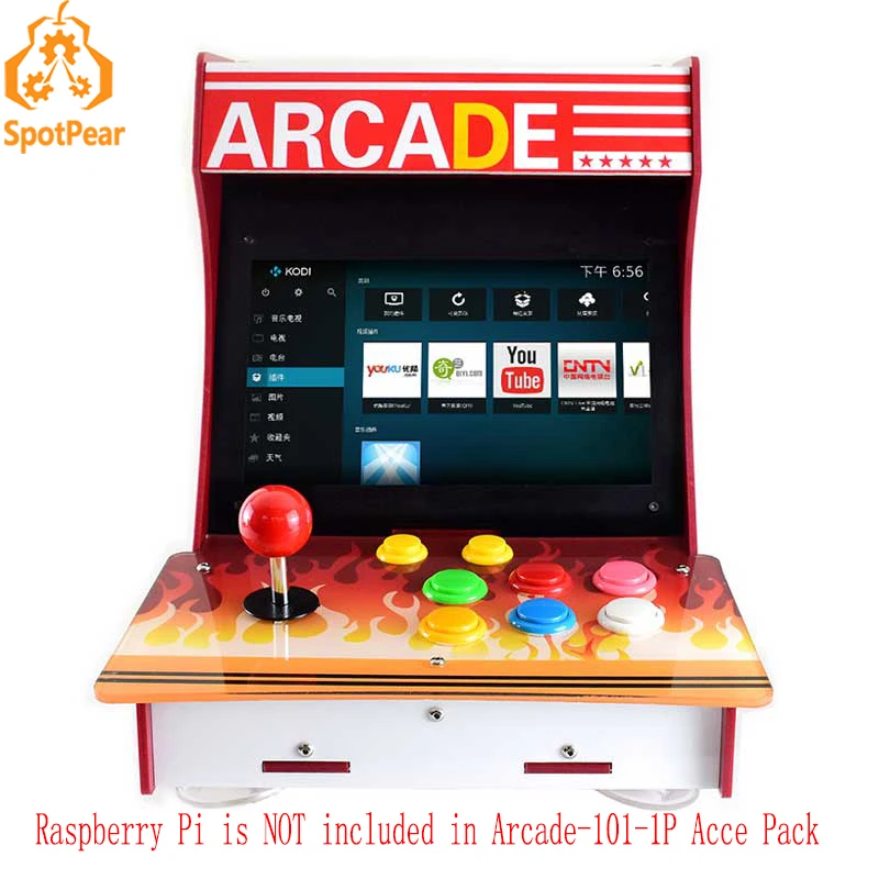 Raspberry Pi игровой Arcade-101-1P набор аксессуаров Аркада не с RPi