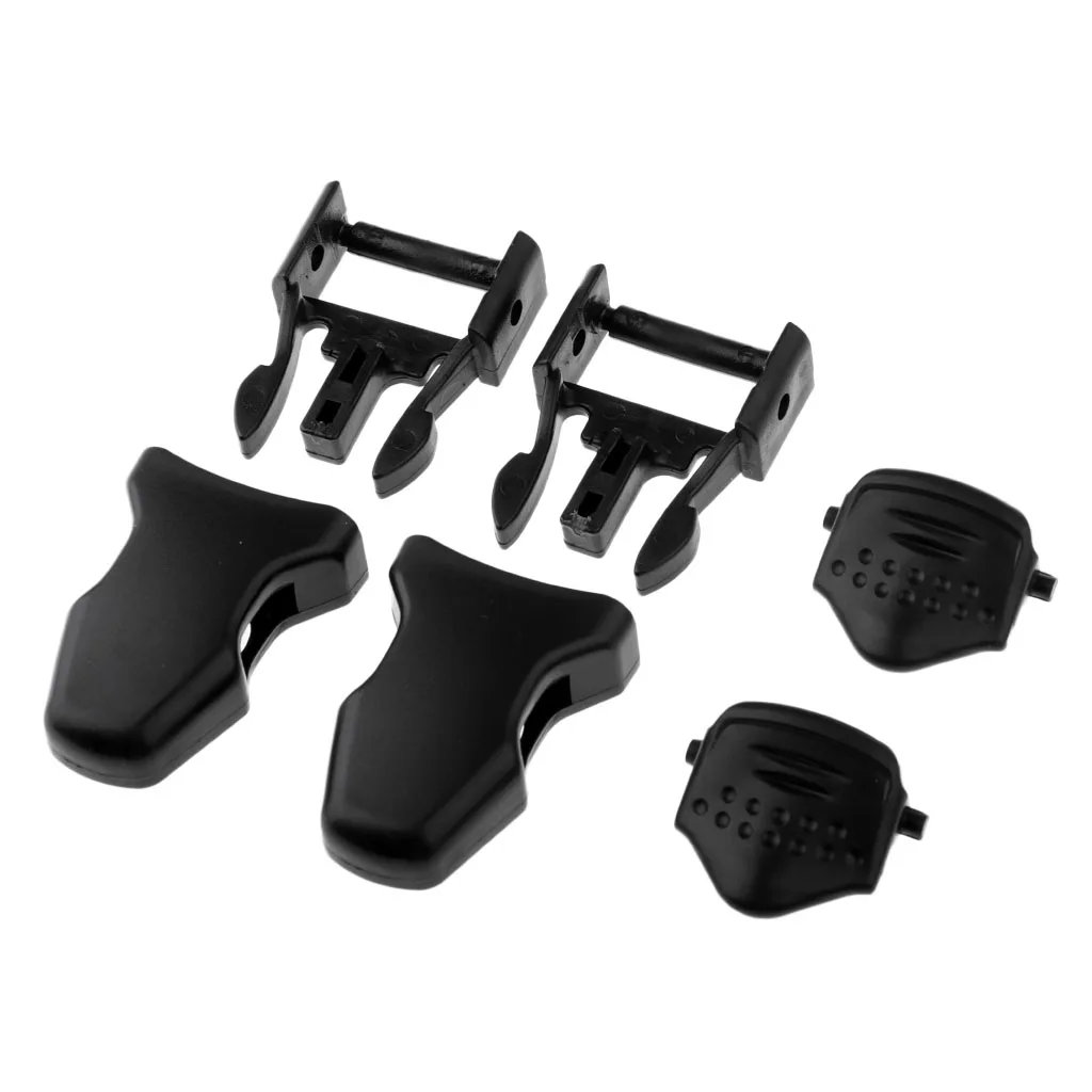 

Lot 2 Scuba Diving Swimming Fin Strap Buckles Replacement Spare Accessories Black