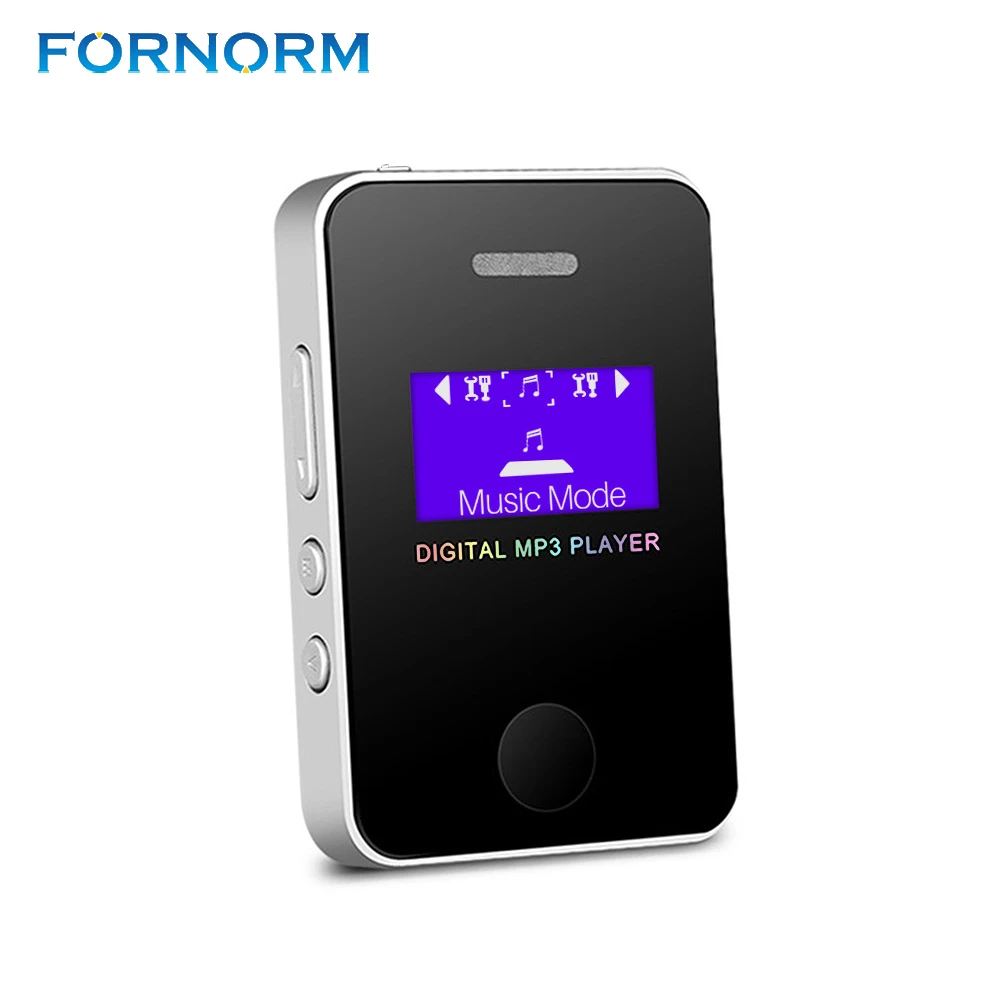 

MP3 Player Speaker 1.1Inch Screen Sports Digital Compact and Portable Mini MP3 Max support 16GB Micro SD Card with Charge Cable