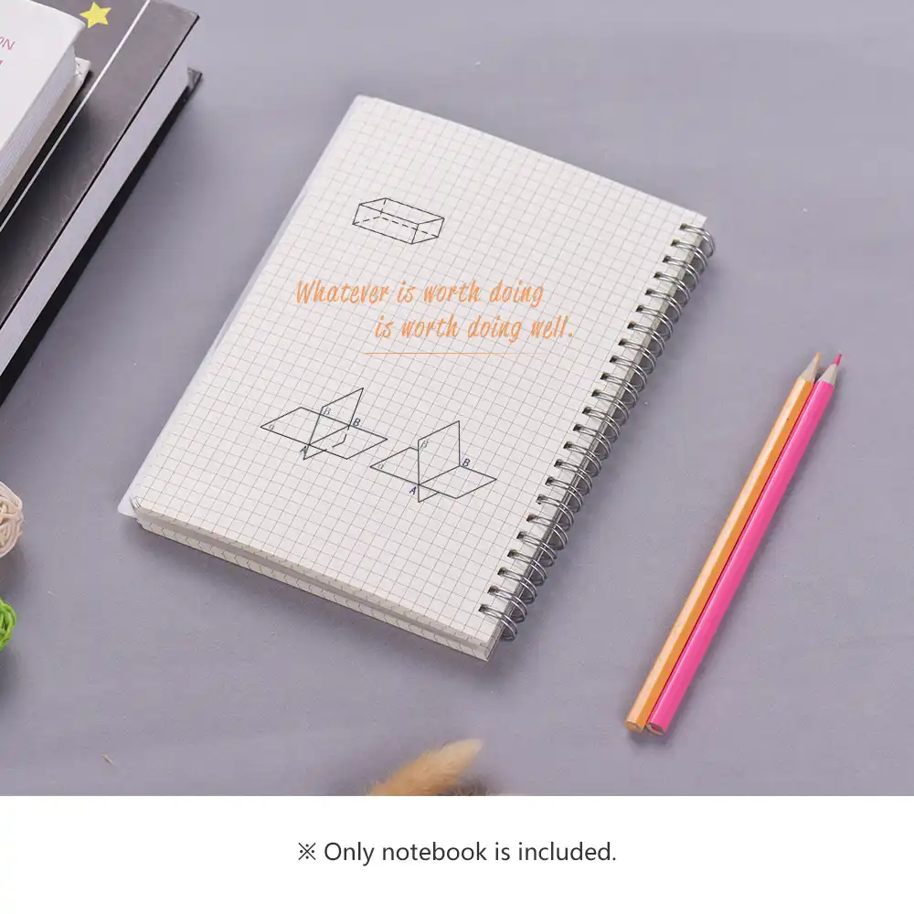 Frosted Cover Coil Notebook Writing Journal Portable Coil Notebook Home Daily Office Business Travel Notepad Blank, A4
