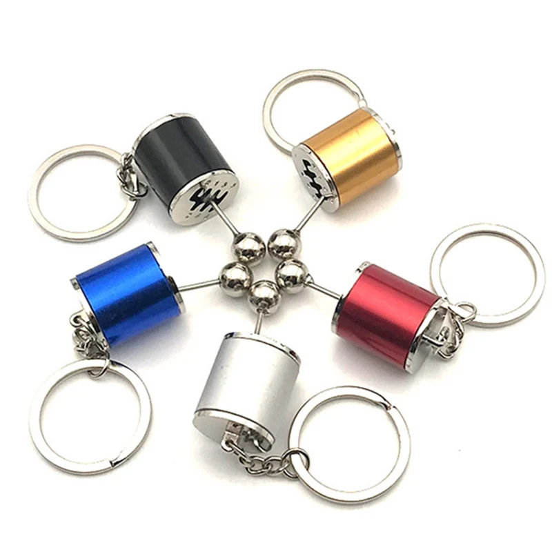 

Car Six Speed Removable Transmission Stick Shift Keychain Gear Shift Gearshift Knob Gearbox Keychain Keyring Key Chain Keyfob