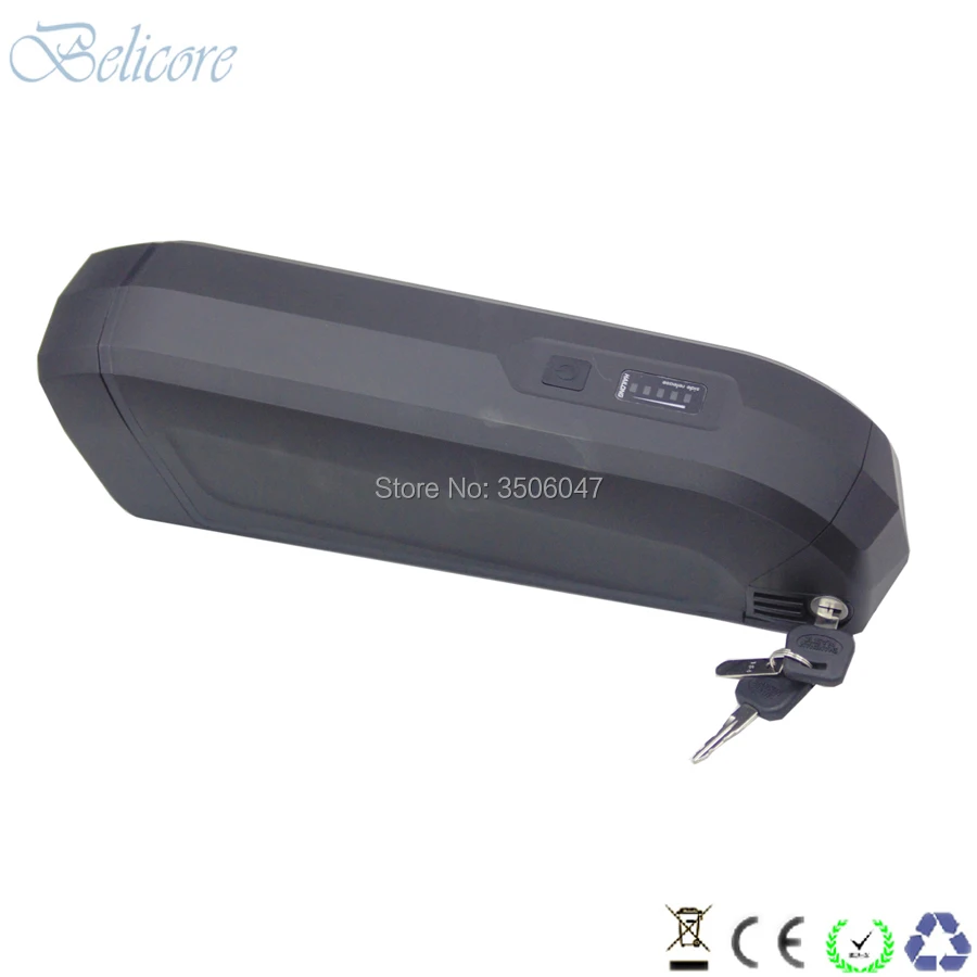 Top 24v 36v 48v 52v hailong down tube electric bike battery case hailong side release battery box with 5V USB output 2