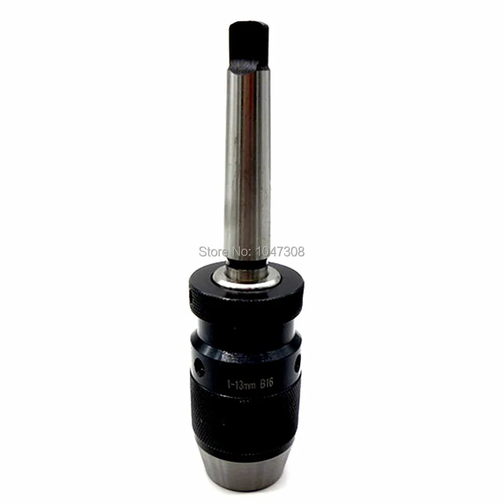 

Keyless Drill Chuck Self Tighten Mt2 Shank Morse Taper #2 2mt 1mm-13mm Drill Press Lathes Spindle B16 Self Tightening Chuck