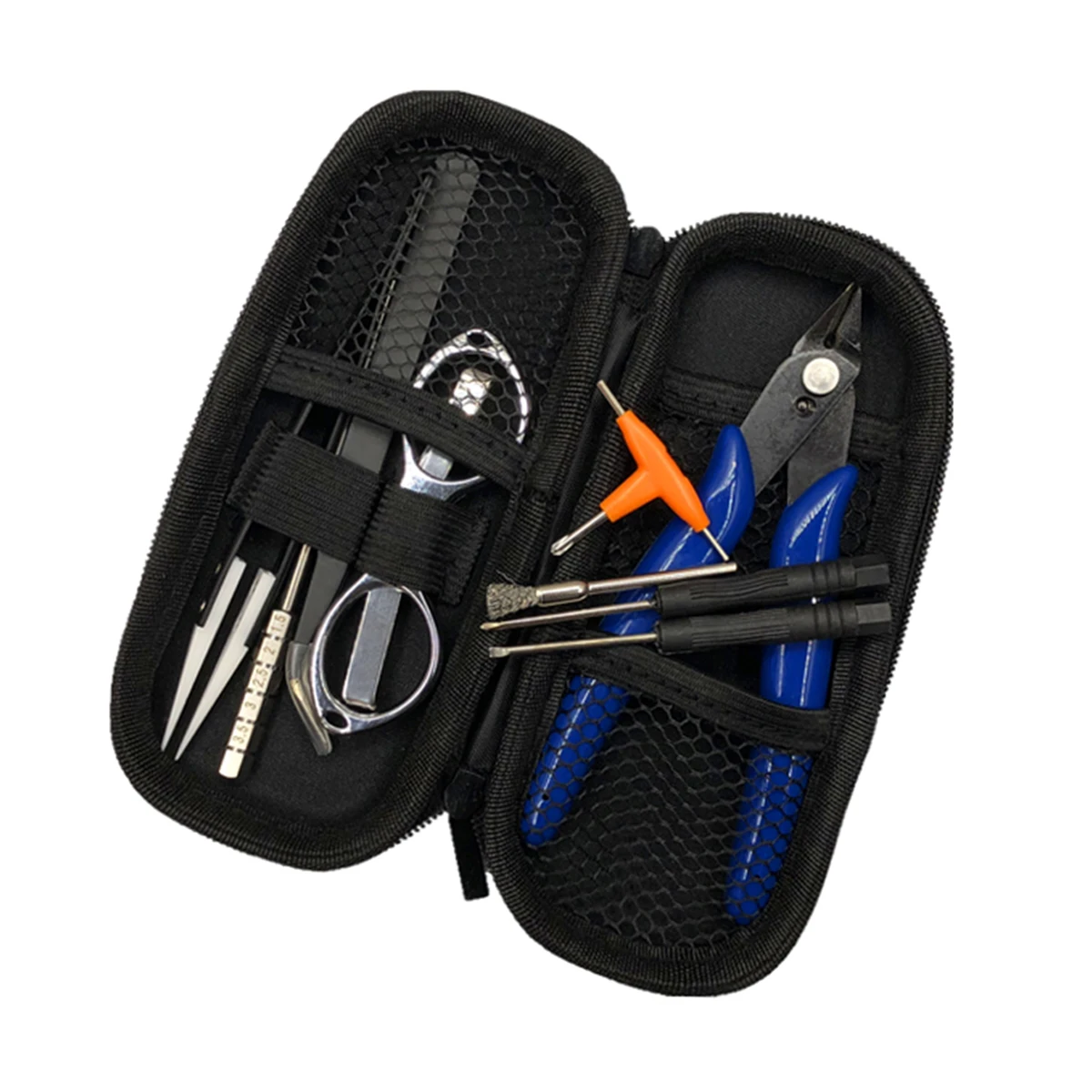 Tanie HHO NEW Mini Vape narzędzie do majsterkowania torba pincety zestaw kombinerek cewka Jig uzwojenie do pakowania akcesoria do elektronicznego papierosa do Ego select