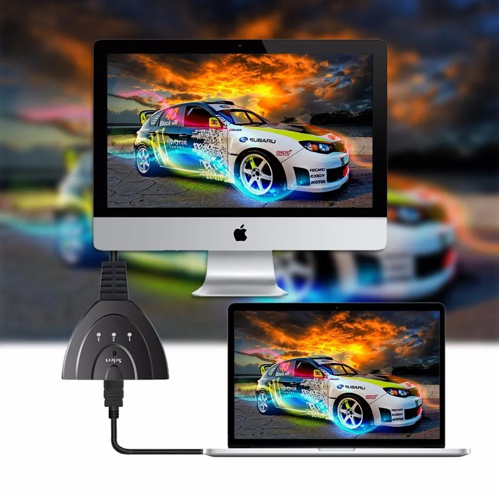 3 портовый мини разветвитель HDMI 1.4b 3D переключатель 1080P в 1 хаб для DVD HDTV Xbox PS3 PS4|hdmi