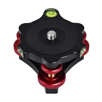 

LP-64 3/8 Inch Screw Tripod Leveling Base with 3 Adjustment Dials
