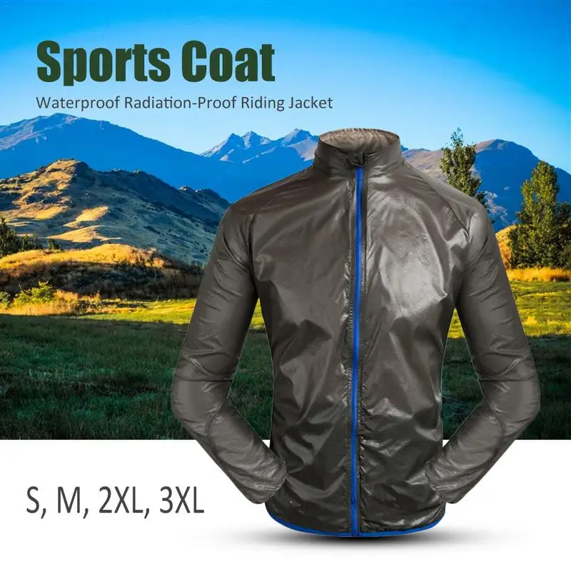 

Radiation-Proof Riding Jacket Outdoor Super Light Quick-Drying Waterproof Sports Coat Biking Supplies