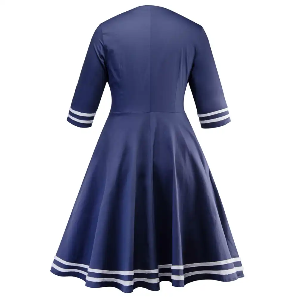 plus size sailor dress