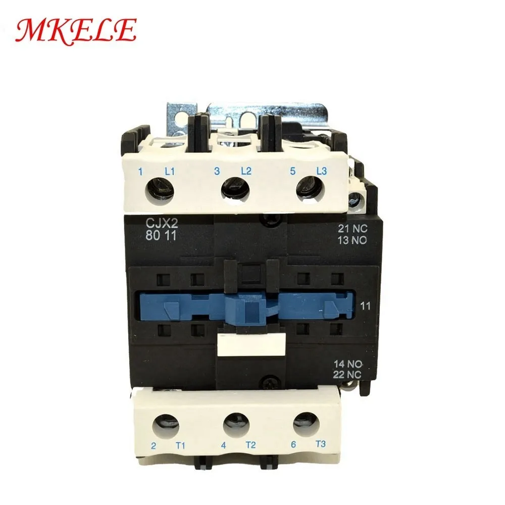 CJX2-1210 AC Contactor 12 Amp 3 Phase 3-Pole NO 380V 50Hz Coil