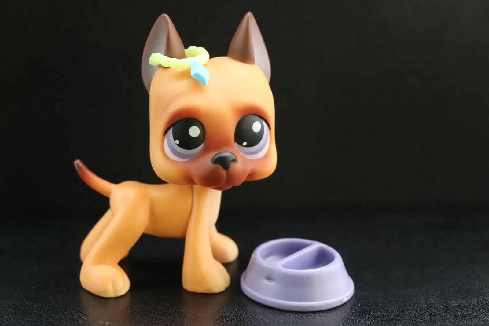 LPS большой немецкий дог #244 коричневый и аксессуары Аутентичные Редкие | Игрушки
