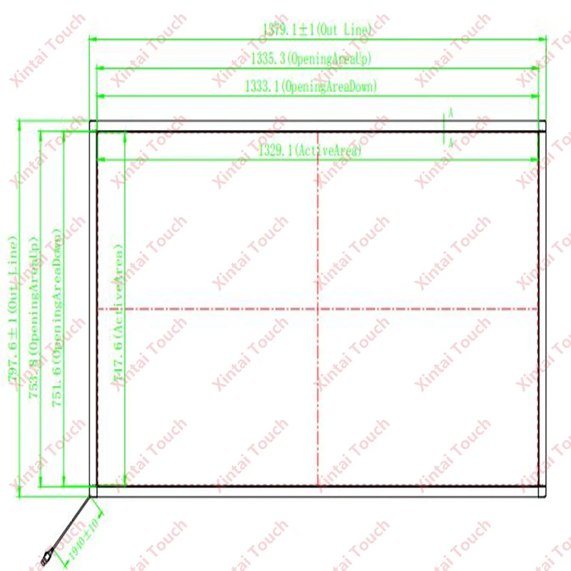 Xintai Touch 60 дюймов 10 сенсорных точек 16:9 соотношение ИК сенсорная рамка панель/сенсорный экран наложения комплект Plug& Play(без стекла