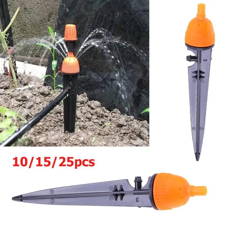 

10/15/20pcs Plastic Misting Spray Nozzle for Garden Flower Sprayer Cooling Watering Micro Drip Irrigation Kits Garden Supplies