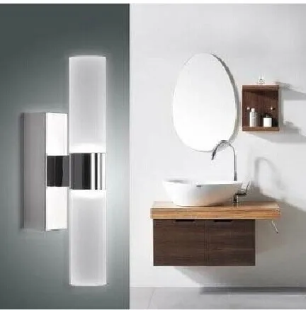 Светодиодный светильник для ванной комнаты из нержавеющей стали, зеркальные фары, для спальни, для стиральной комнаты, настенный светильник, 10 Вт, 12 Вт, 20 Вт на выбор