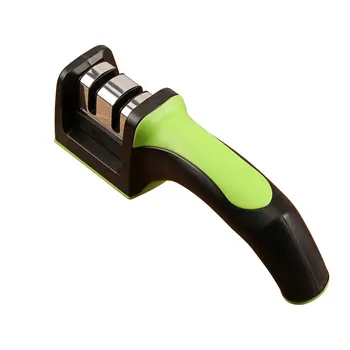 

1PCS 2 Stages Professional Knife Sharpener Kitchen Sharpening Stone Tungsten Steel and Ceramic Kitchen Knives Accessories