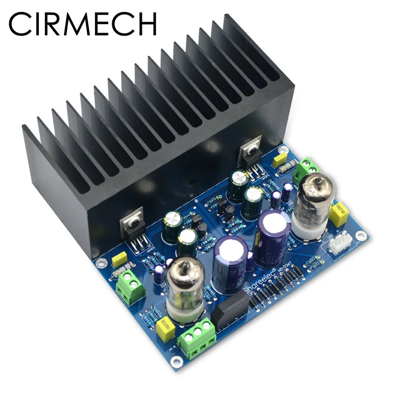 CIRMECH HIFI вакуумный ламповый усилитель доска электронный клапан усилитель 6J1+ LM1875 усилитель ac18v diy комплект и готовая продукция