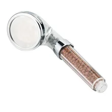 Adjustable Shower Bath Head High Pressure Stone Stream Handheld Shower Head With Negative Ion Activated Ceramic Balls New