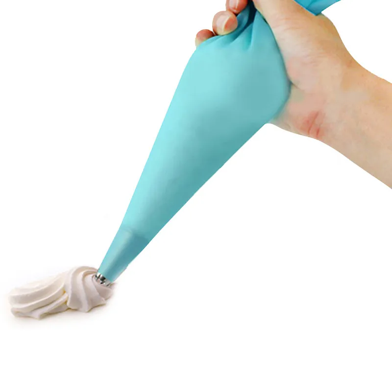 

3Pcs/Set Reusable Silicone Pastry Bag Bakeware Cake Tools Icing Piping Cream Bags Dessert Decorators Kitchen Gadgets Accessories
