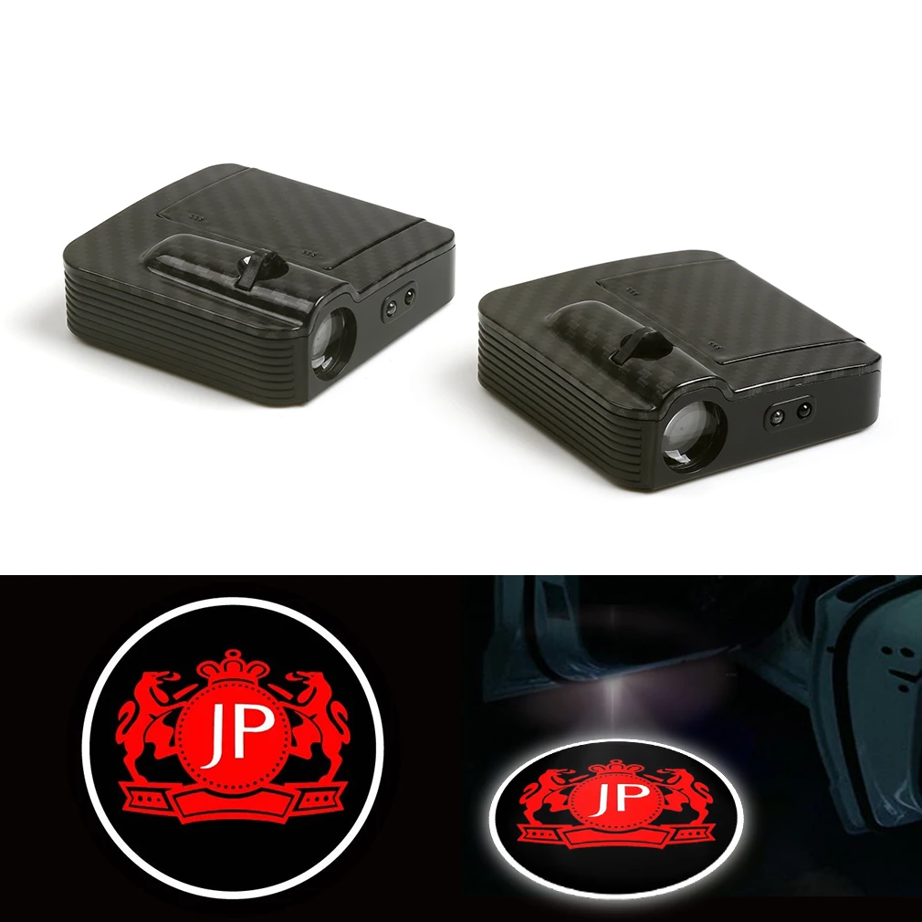 

Cartoon JP Wireless Courtesy Car Logo Door Ghost Shadow Laser Projector Light 12V
