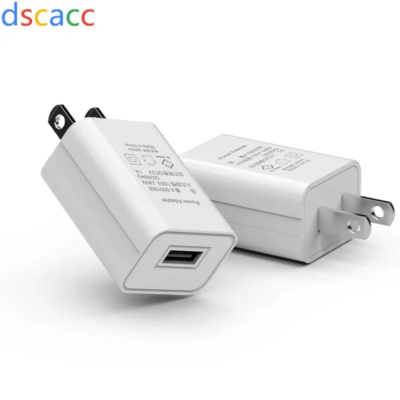 

DSCACC USB Power Adapter US Plug 5V 1A AC Usb Wall Charger for Iphone X EU Plug Mobile Phone for Samsug for Huawei 100pcs