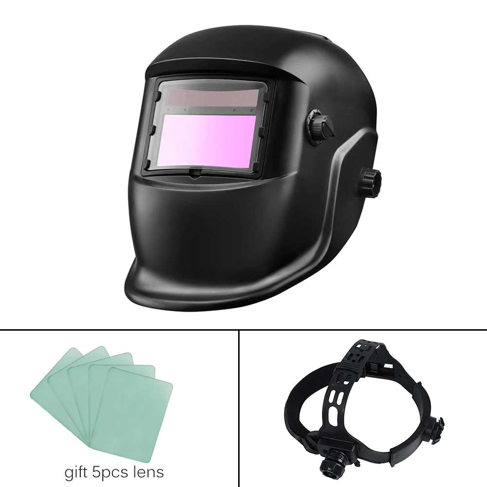 

Solar Automatic Dimming Photoelectric Welding Mask Head-Mounted Argon Arc Welding Cap Welding Protective Helmet